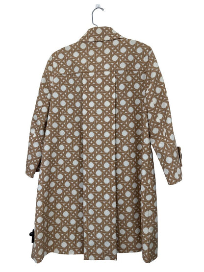 Basketweave Print 3/4 Length