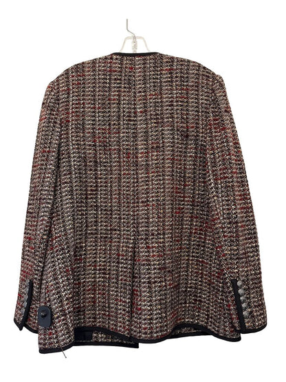 Tweed Button Front