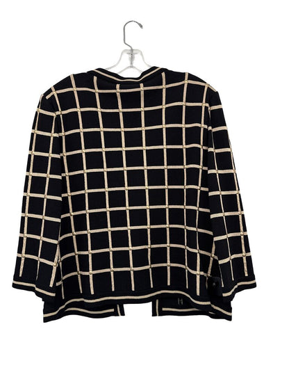 Check Cardigan W/Studs NWT