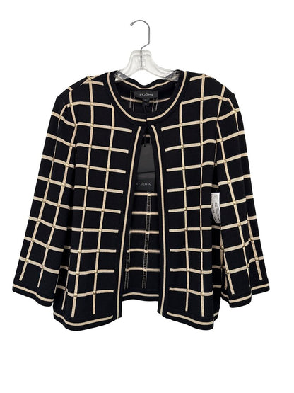 Check Cardigan W/Studs NWT