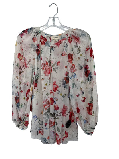 Sheer Floral L/S
