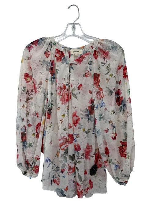 Sheer Floral L/S