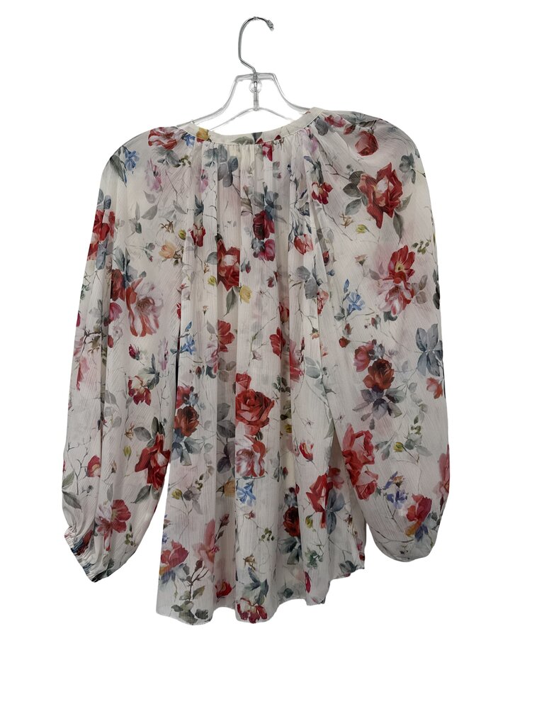 Sheer Floral L/S