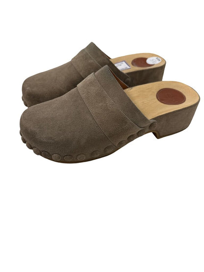 Suede Clog