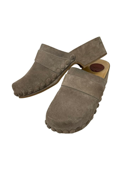 Suede Clog