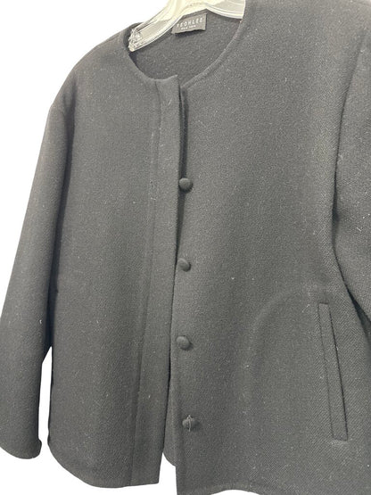 Wool Button Front Short