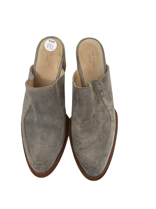 Suede Mule W/Heel