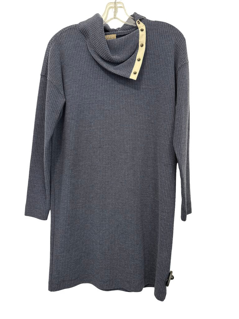 Waffle Knit Snap Neck