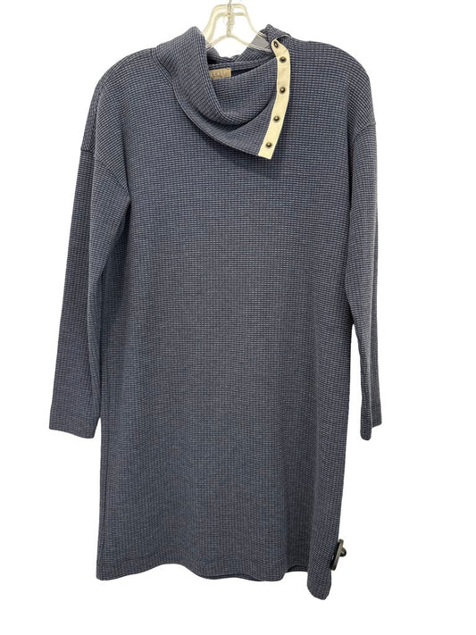 Waffle Knit Snap Neck