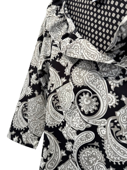 Print Ruffled Vnk