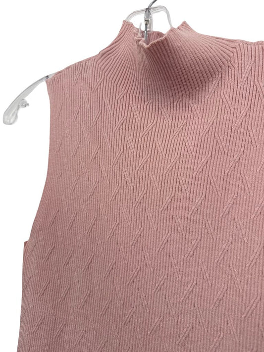 Slvs Textured Hi Neck