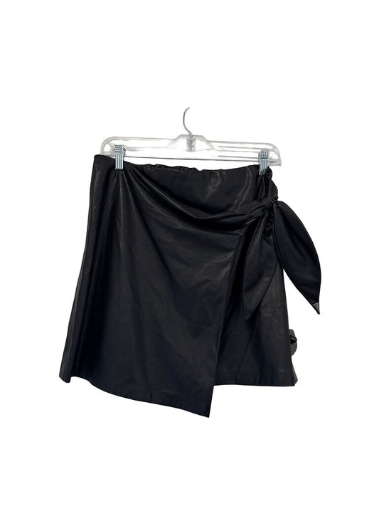 Faux Leather Wrap Mini