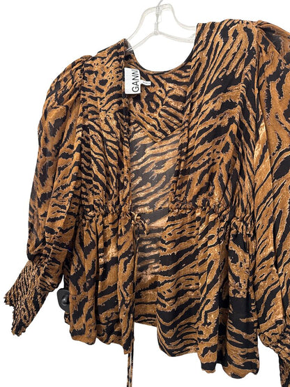 Animal Print Tie Back