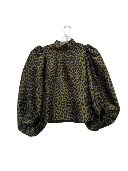 Animal Print Big Sleeve