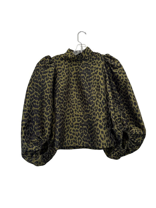 Animal Print Big Sleeve