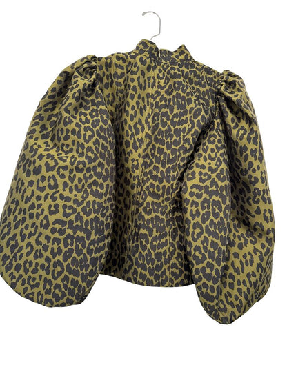 Animal Print Big Sleeve