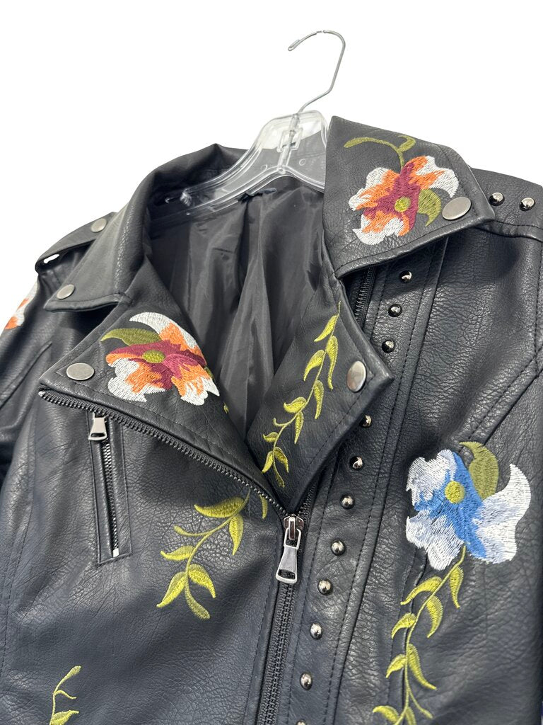 Embro Faux Leather Moto