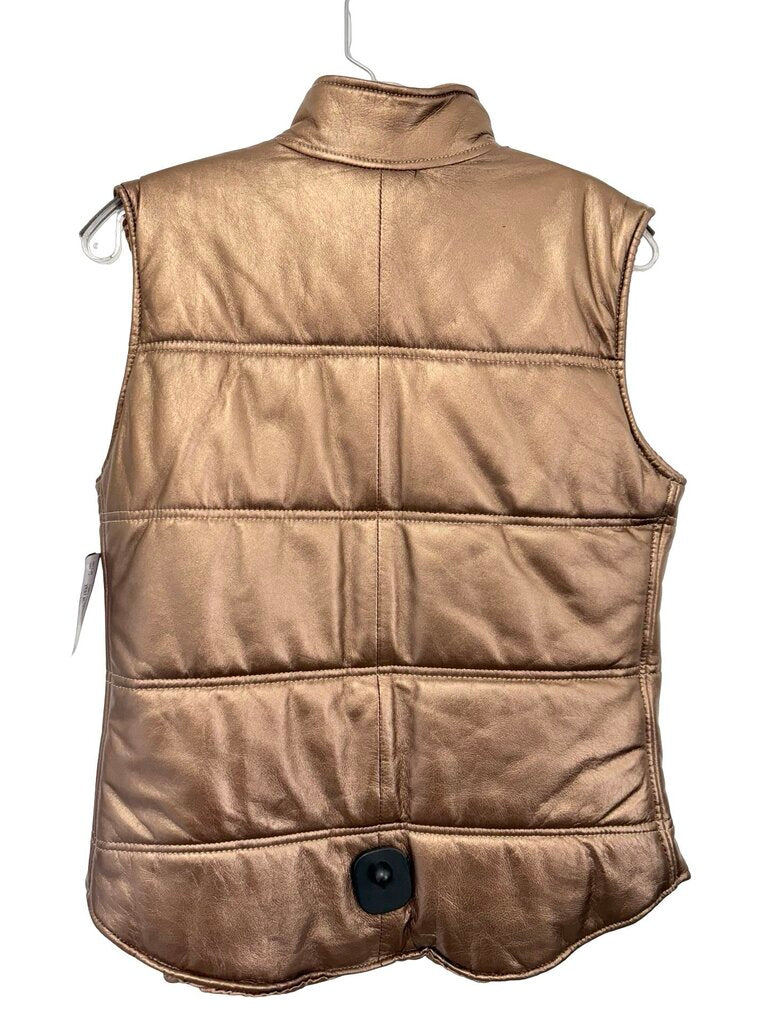 Faux Leather Puffer
