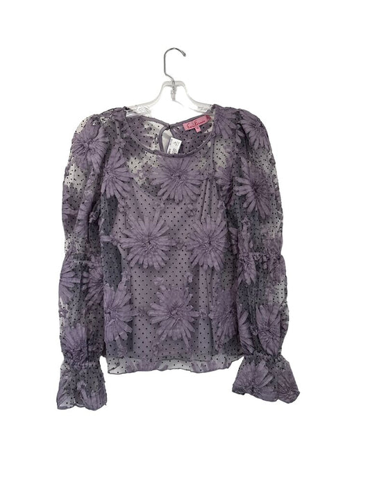 Sheer Embro Floral W/Cami