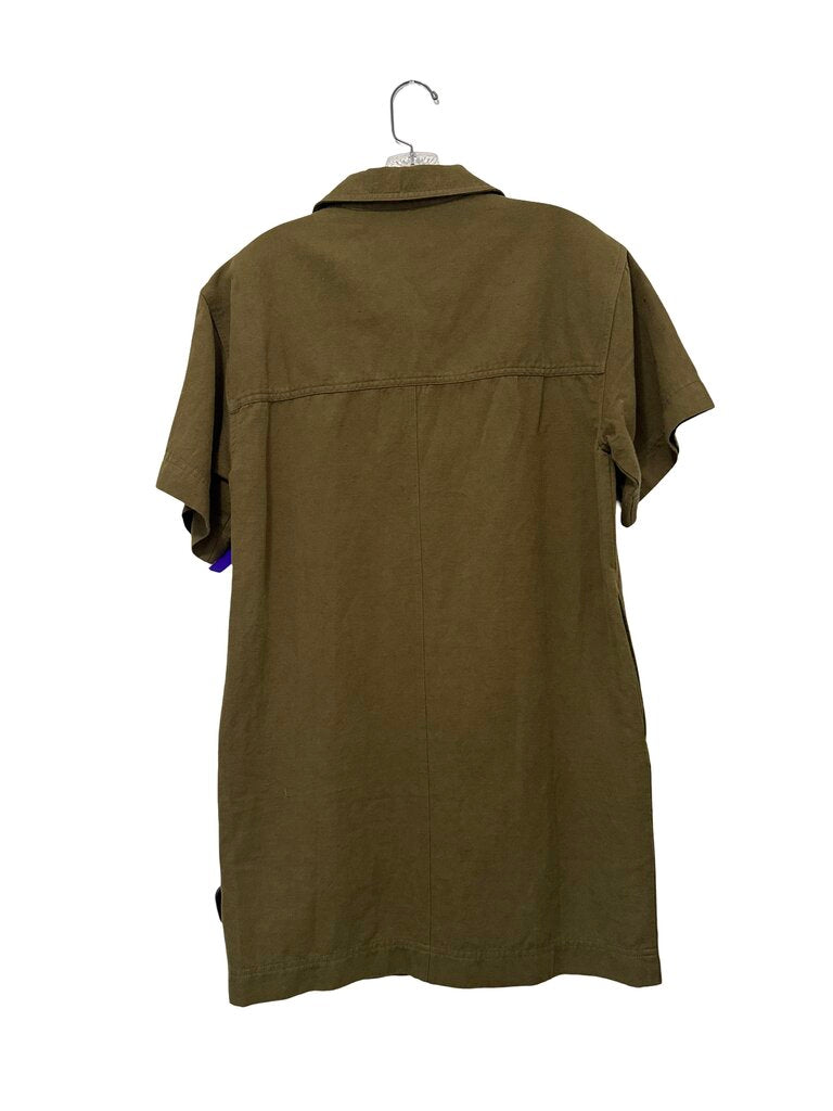 Linen/Cotton Shirtdress