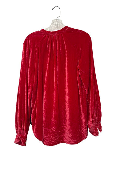 Crushed Velvet Blouse
