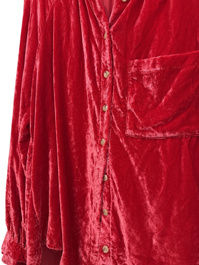 Crushed Velvet Blouse