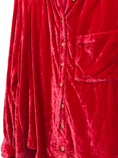 Crushed Velvet Blouse