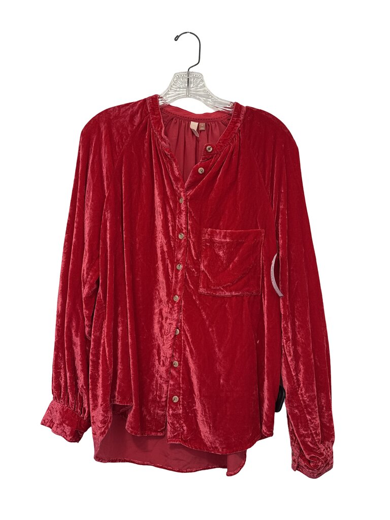 Crushed Velvet Blouse