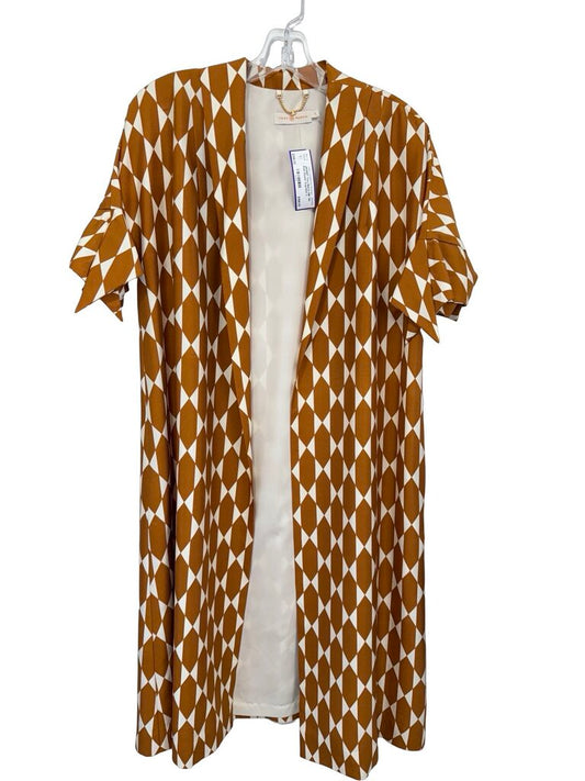 Silk Tile Print Duster