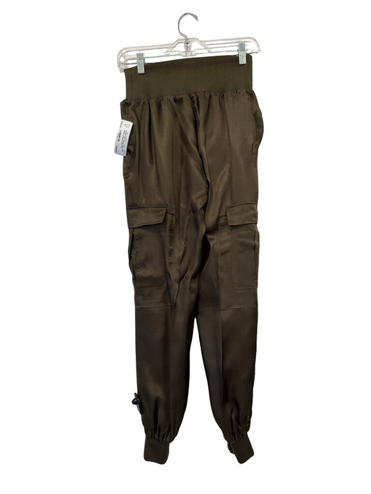 Satin Cargo Joggers