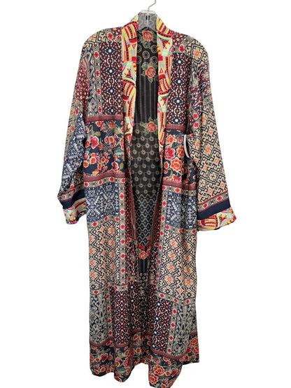 Floral Reversible Silk Kimono