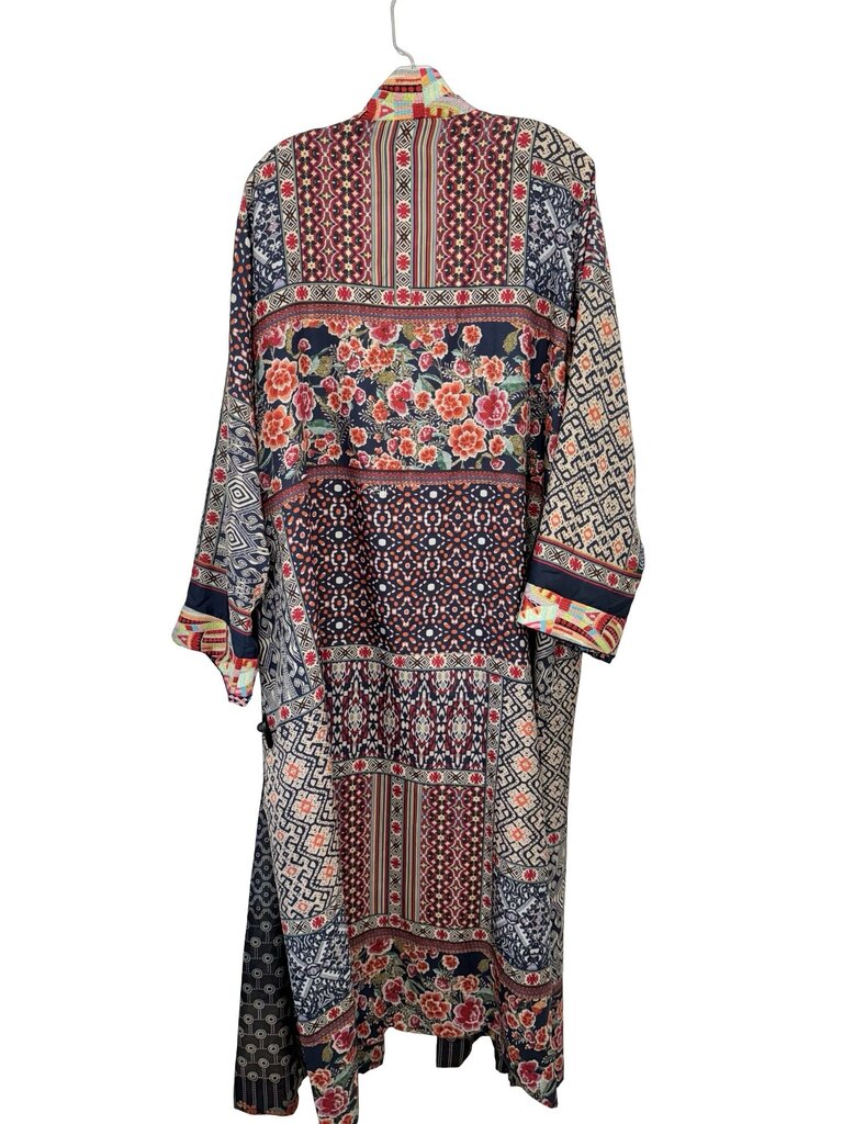 Floral Reversible Silk Kimono