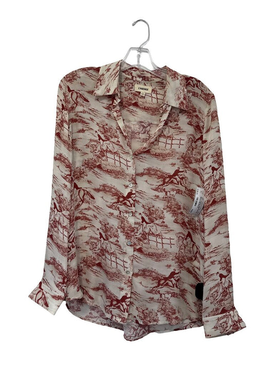 Equestrian Print Blouse