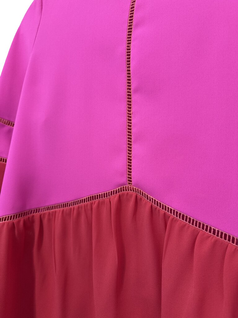 Eyelet Trim Color Block