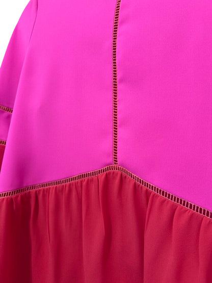 Eyelet Trim Color Block