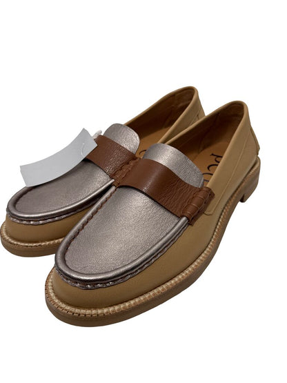 Metallic Loafers