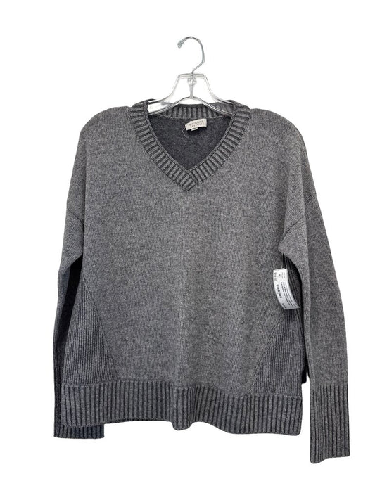 Cashmere Vnk Ribbed Trim