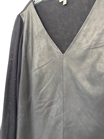 Faux Leather/Knit Vnk