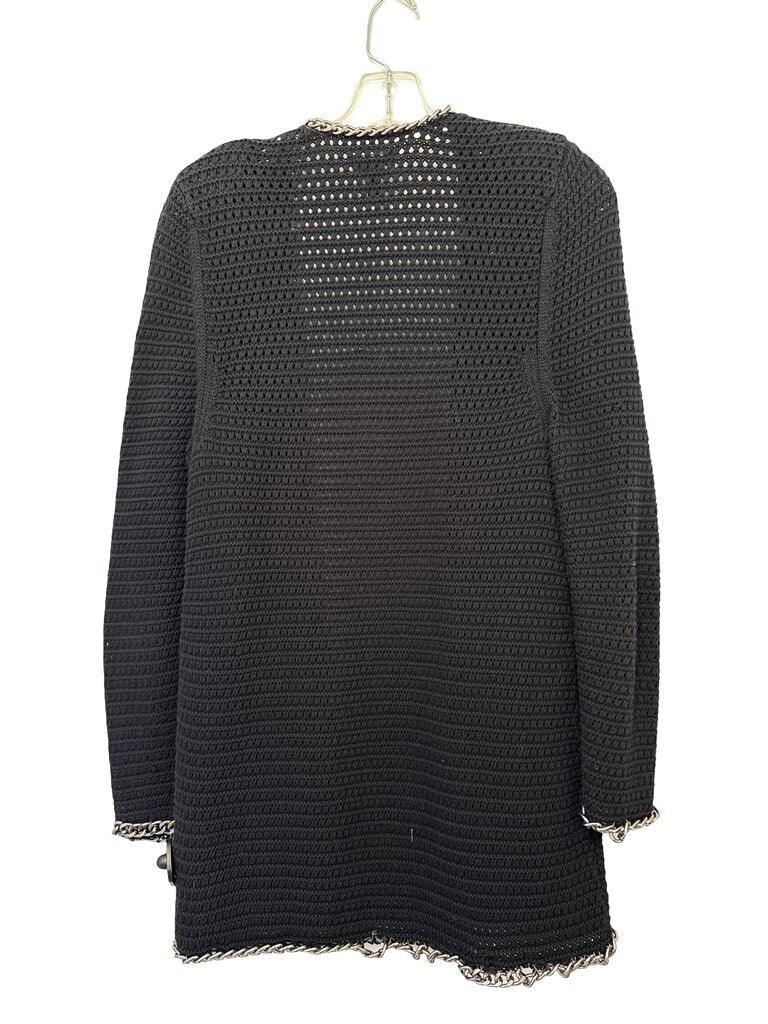 Chain Trim Knit Cardigan