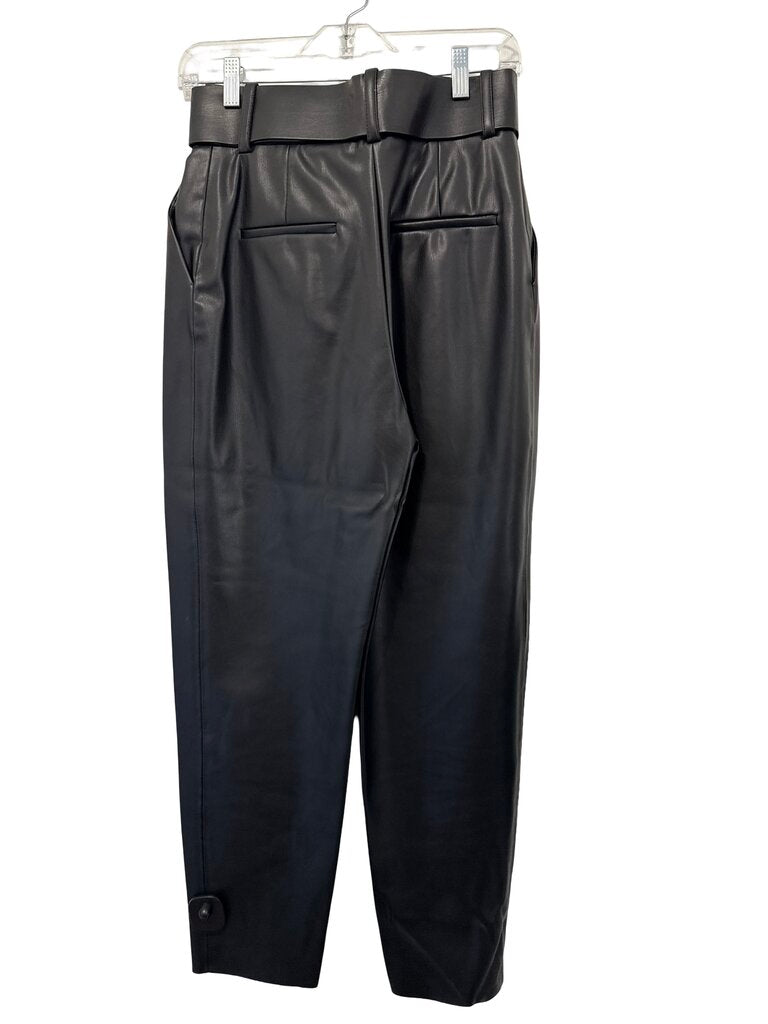 Faux Leather Trousers