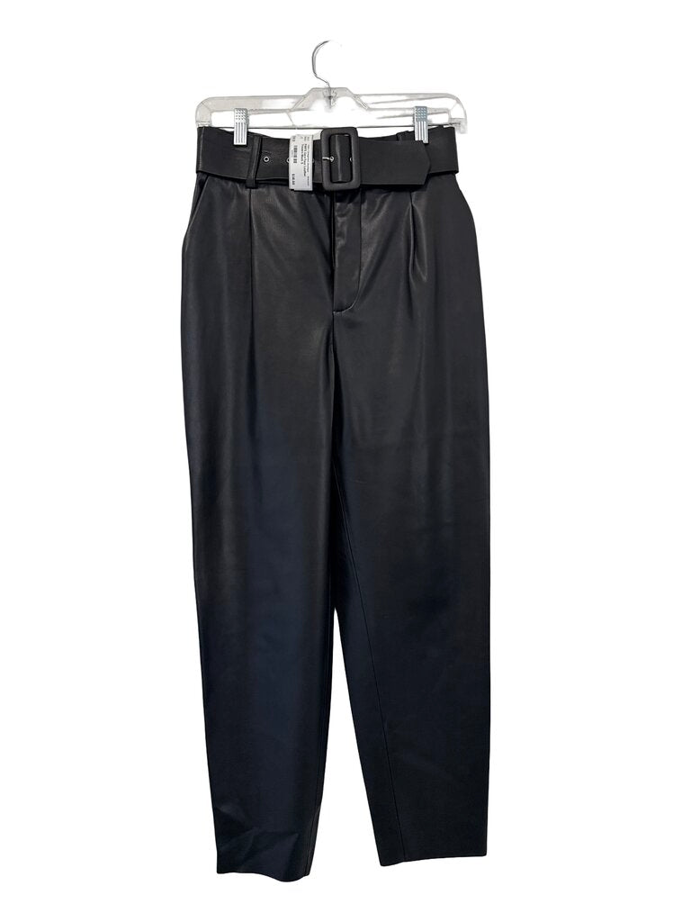 Faux Leather Trousers