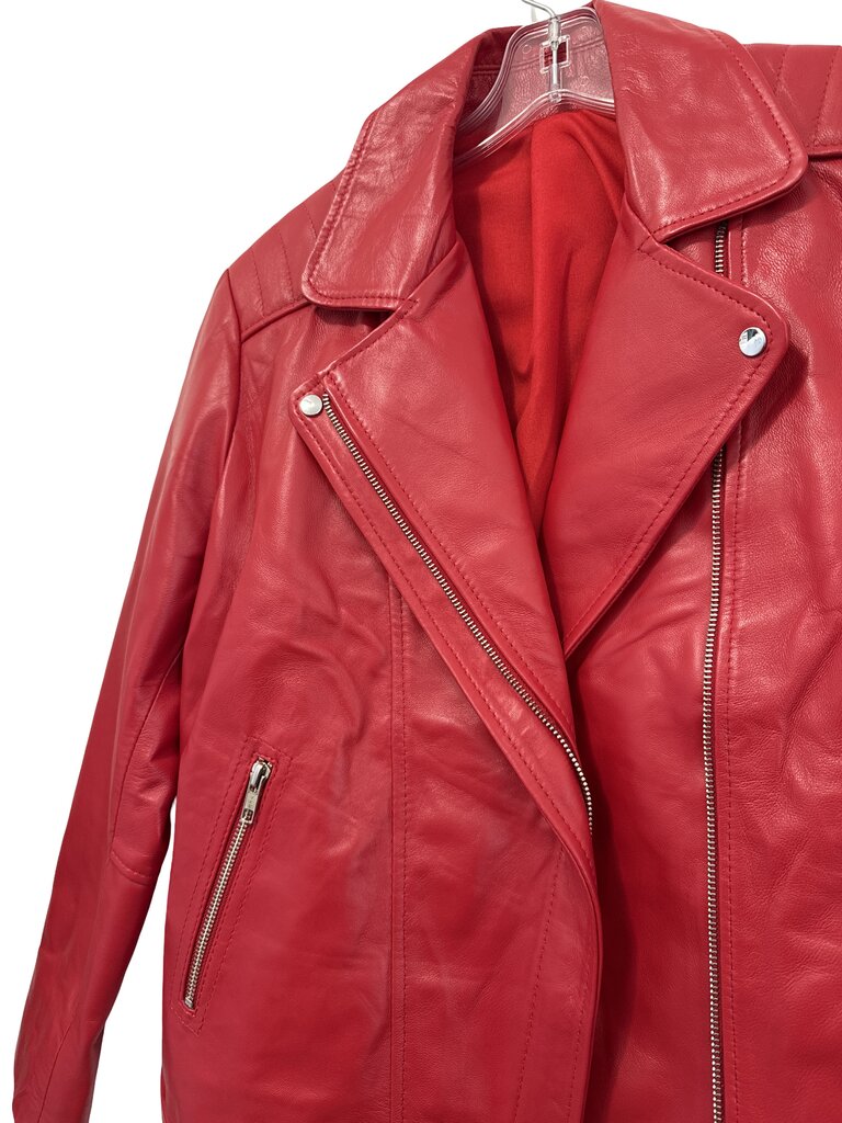 Faux Leather Moto