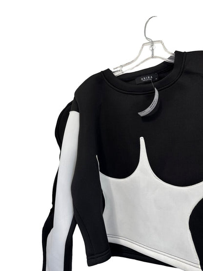 Balloon Sleeve Crop