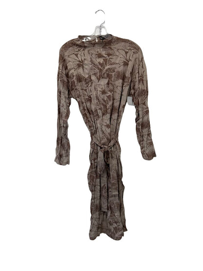 Print Hi Neck W/Belt