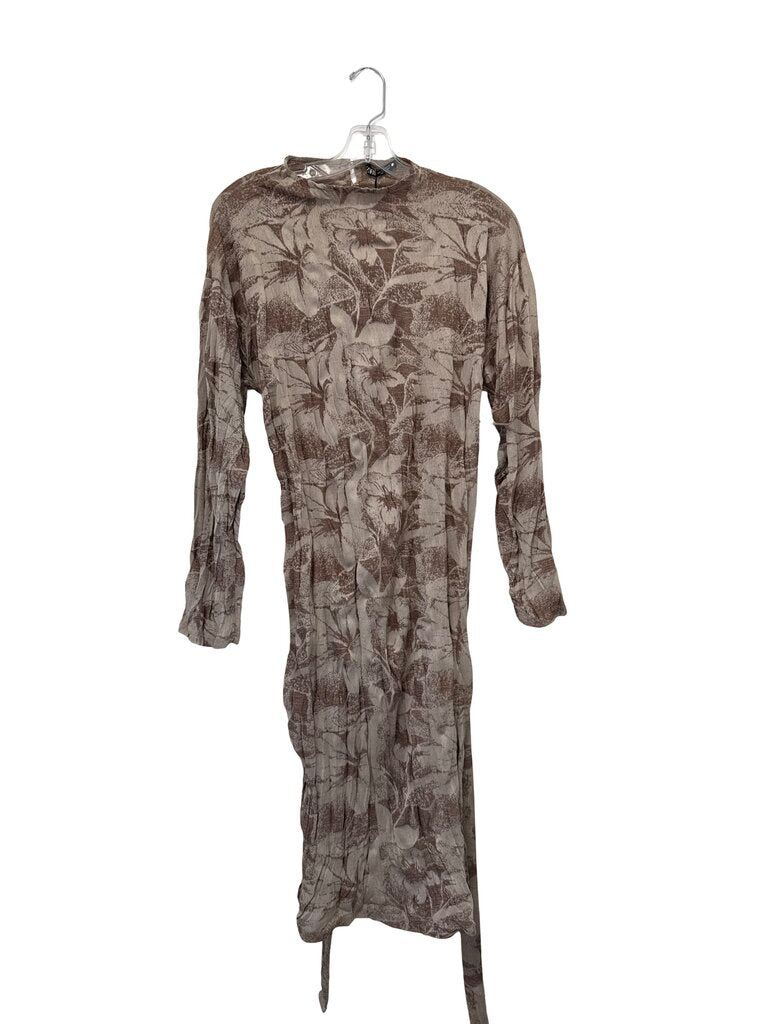 Print Hi Neck W/Belt