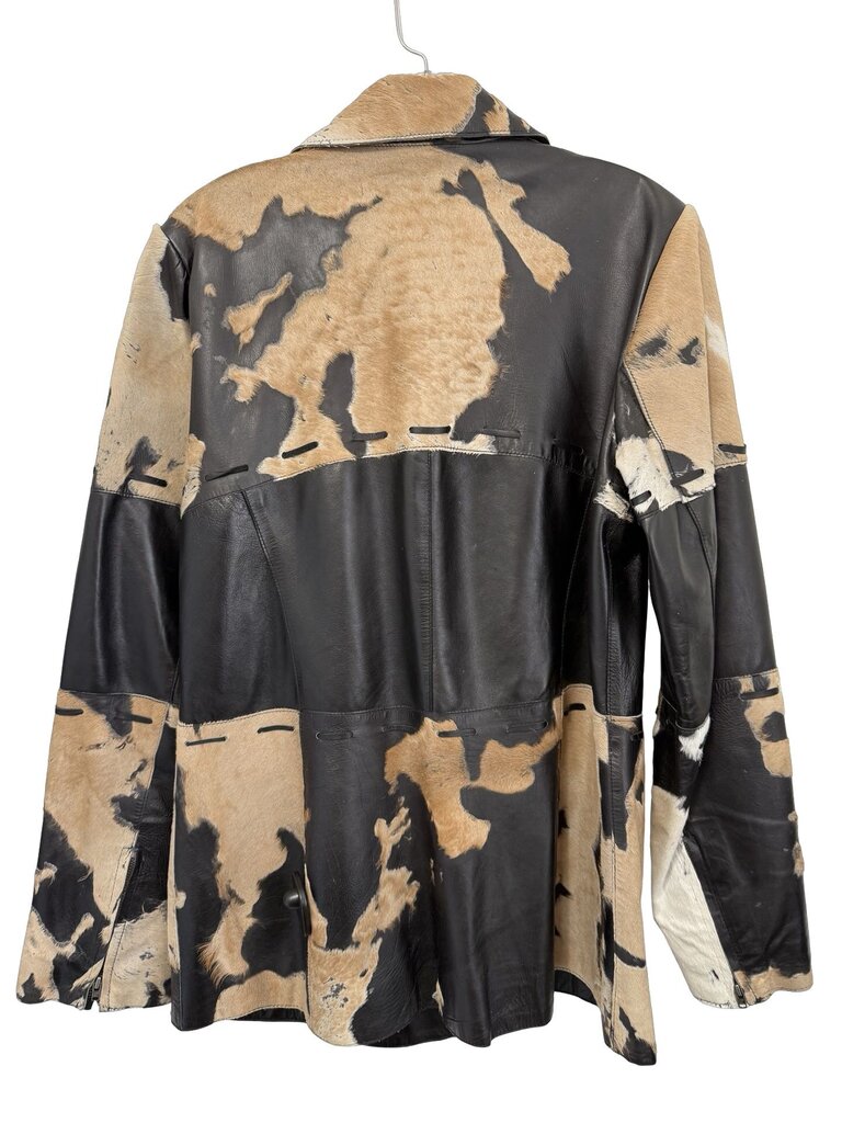 Leather Cow Print