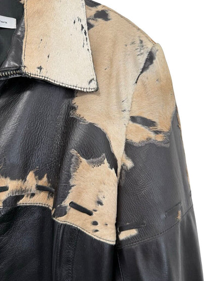 Leather Cow Print