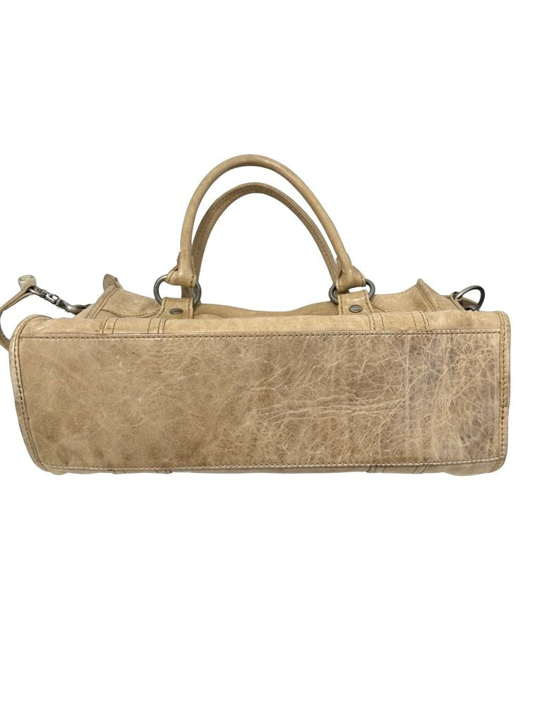 Leather Zip Top 2 Handle