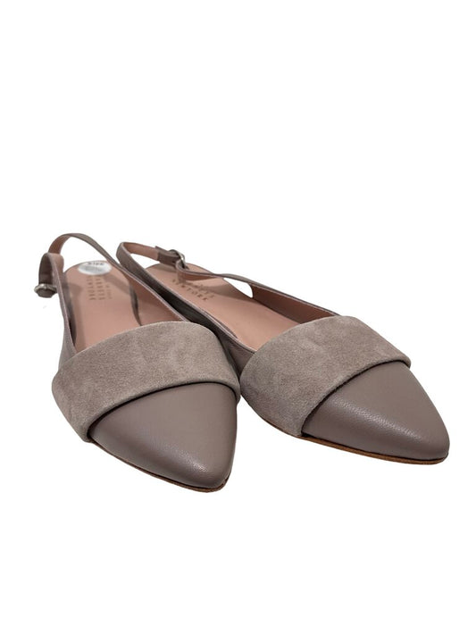 Leather/Suede Slingback