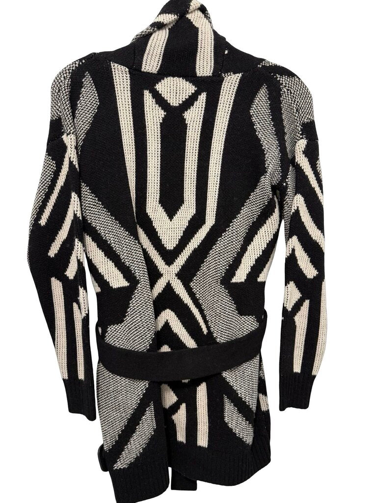 Print Wrap Cardigan